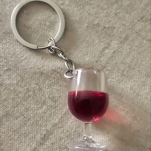Wine Bag charm/Keychain New